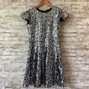 J. Crew Crewcuts 14 Sequined Silver Dress